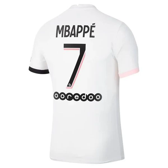Paris Saint Germain PSG Kylian Mbappé 7 Auswärtstrikot 2021 2022