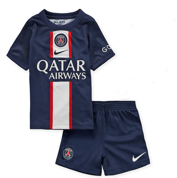 Paris Saint Germain PSG Kylian Mbappé 7 Trikotsatz Kinder Heimtrikot 2022-23