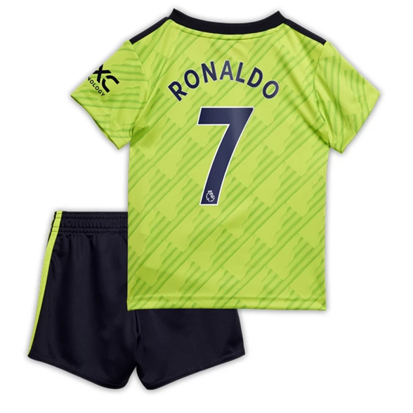 Fußballtrikots Manchester United Cristiano Ronaldo 7 kinder 3rd Trikotsatz 2022-23