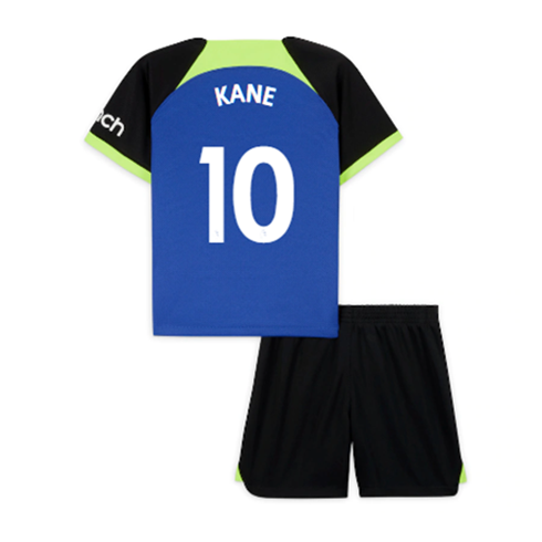Fußballtrikots Tottenham Hotspur Harry Kane 10 kinder Auswärts Trikotsatz 2022-23