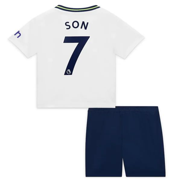 Fußballtrikots Tottenham Hotspur Son Heung-min 7 kinder Heim Trikotsatz 2022-23