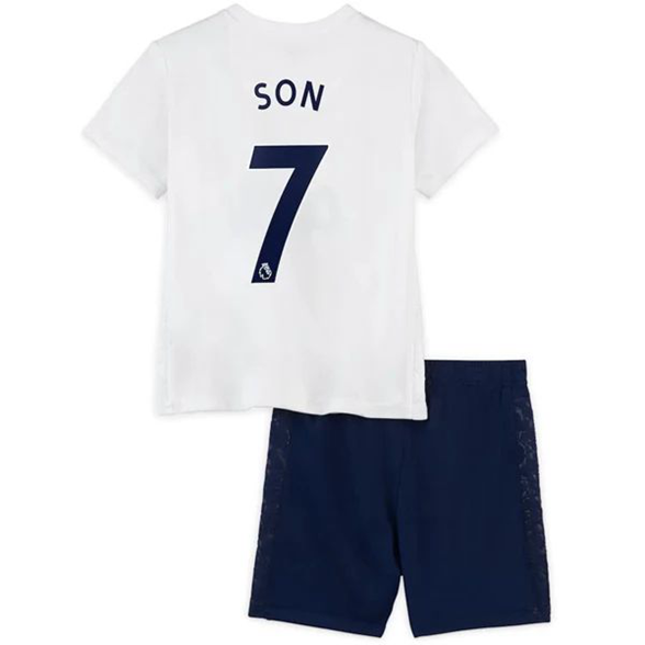 Fußballtrikots Tottenham Hotspur Son Heung-min 7 kinder Heim Trikotsatz 2021-22