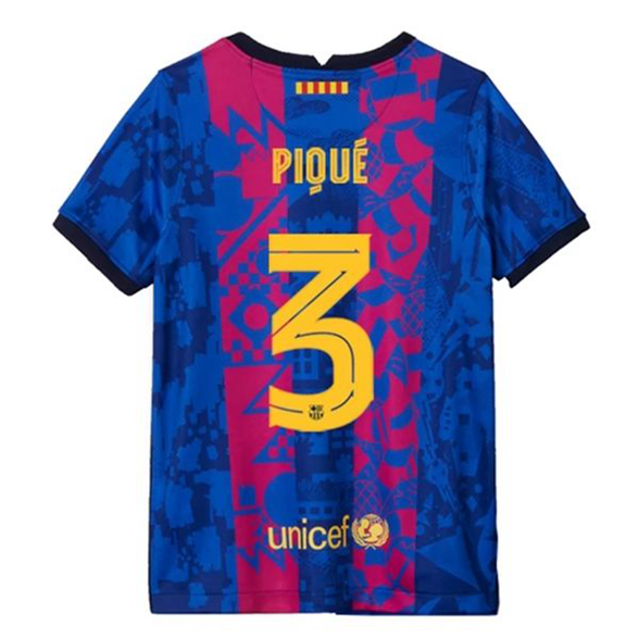 Günstige Fußballtrikots FC Barcelona Gerard Piqué 3 3rd Trikots 2021 2022
