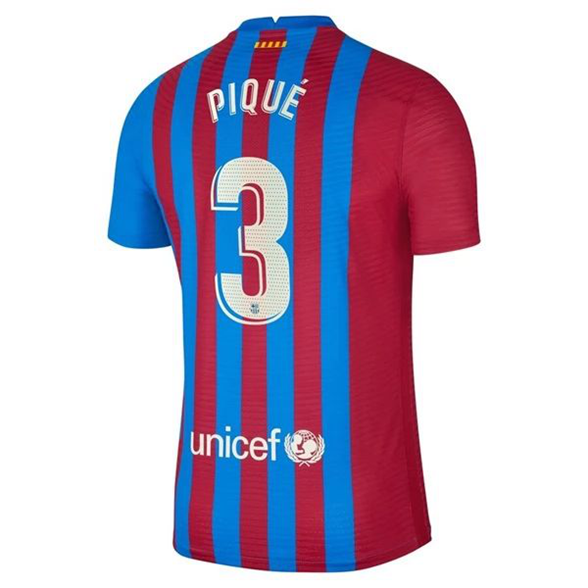 Günstige Fußballtrikots FC Barcelona Gerard Piqué 3 Heim Trikots 2021 2022