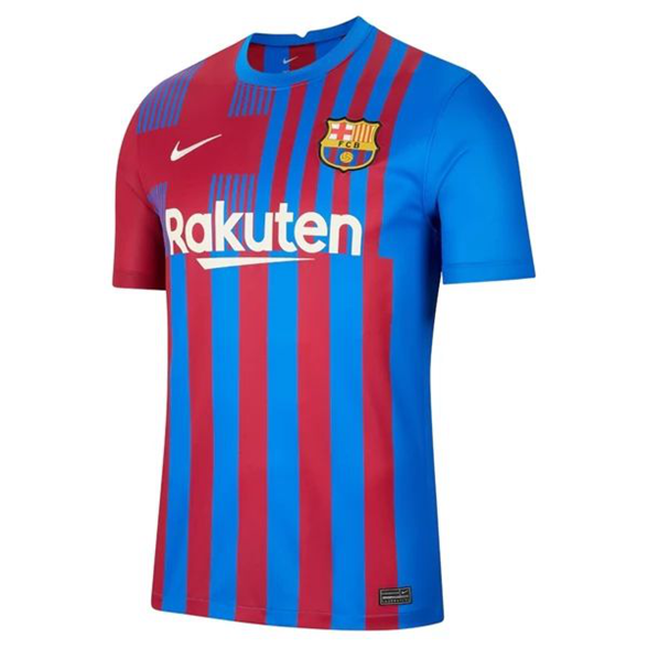 Günstige Fußballtrikots FC Barcelona Memphis Depay 9 Heim Trikots 2021 2022