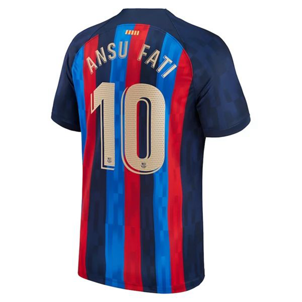 Günstige Fußballtrikots FC Barcelona Ansu Fati 10 Heim Trikots 2022-23