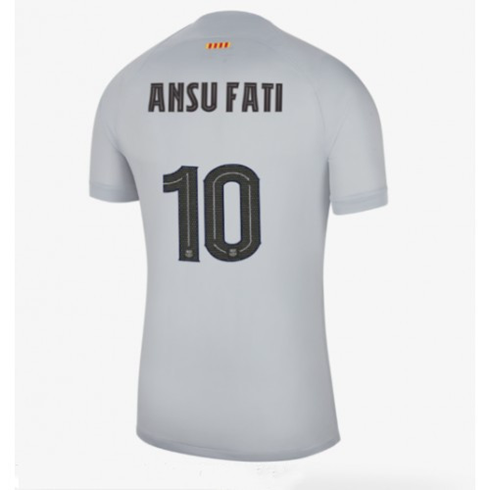Günstige Fußballtrikots FC Barcelona Ansu Fati 10 3rd Trikots 2022 2023