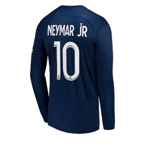Günstige Fußballtrikots Paris Saint Germain PSG Neymar Jr 10 Heim Trikots 2022-23 – Langarm