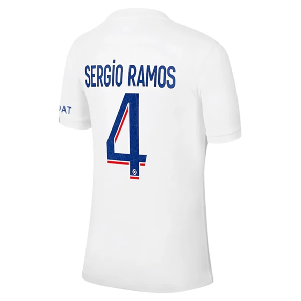 Günstige Fußballtrikots Paris Saint Germain PSG Sergio Ramos 4 3rd Trikots 2022 2023