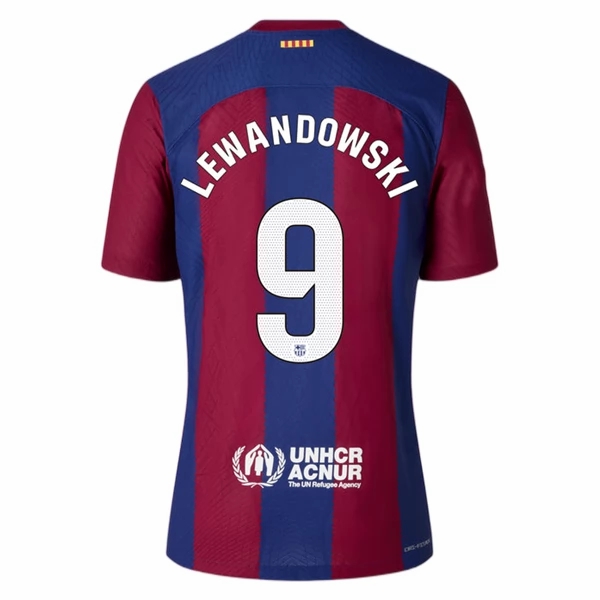 Günstige Fußballtrikots FC Barcelona Robert Lewandowski 9 Heim Trikots 2023-24