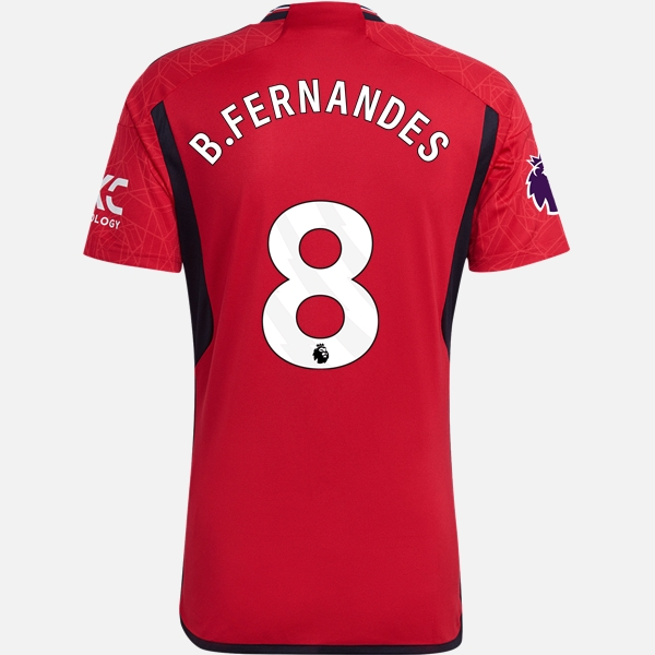 Günstige Fußballtrikots Manchester United B.Fernandes 8 Heim Trikots 2023-24