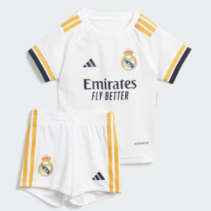 Fußballtrikots Real Madrid kinder Heim Trikotsatz 2023-24